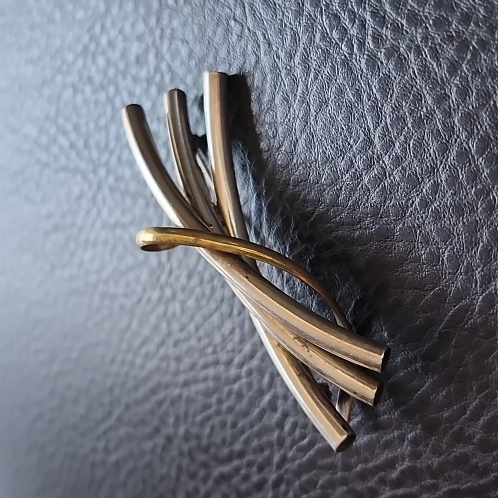 Vtg Sterling Silver Taxco Mexico Brooch